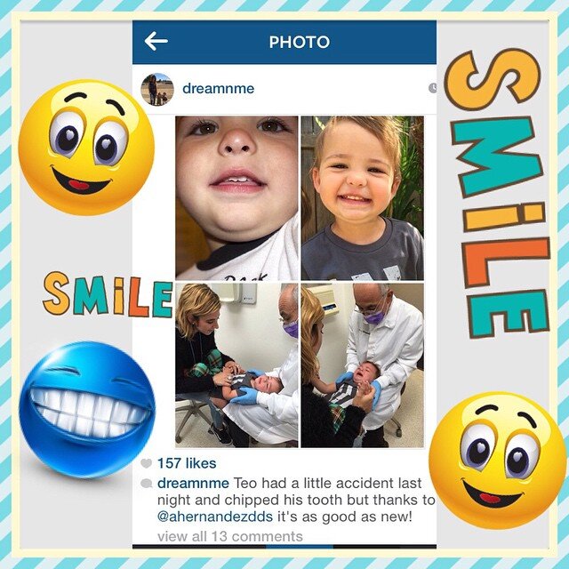 Creating smiles for all ages! Great job today Teo and Mom ! #oxnard #dentist #smile #dentalcosmetics #cosmetics #repost