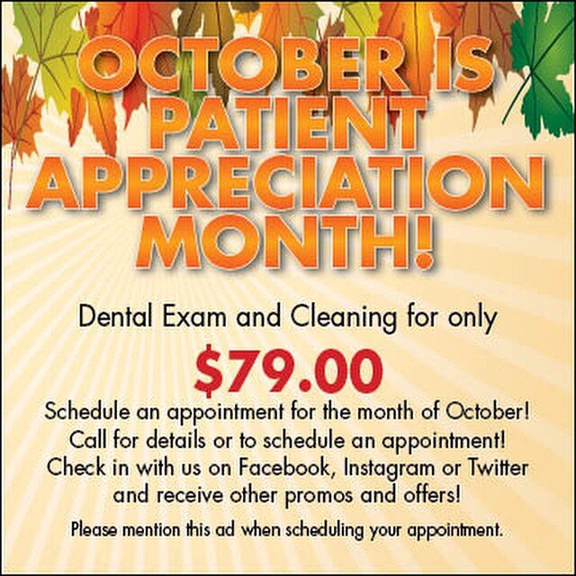 Thank you to all our patients!! We value each and every one of you. We would like to say thank you for trusting your dental care to us by having a month dedicated to you! Check out our website in the Bio ^^^ and call the office at 805-483-6177 to mak