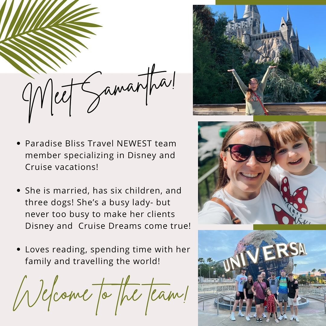 🌟 BIG ANNOUNCEMENT 🌟

We&rsquo;re thrilled to announce that our travel team is expanding! We now have a dedicated Disney and Cruise specialist on board to make all of your vacation dreams come true! 

Whether you&rsquo;re envisioning a magical Disn