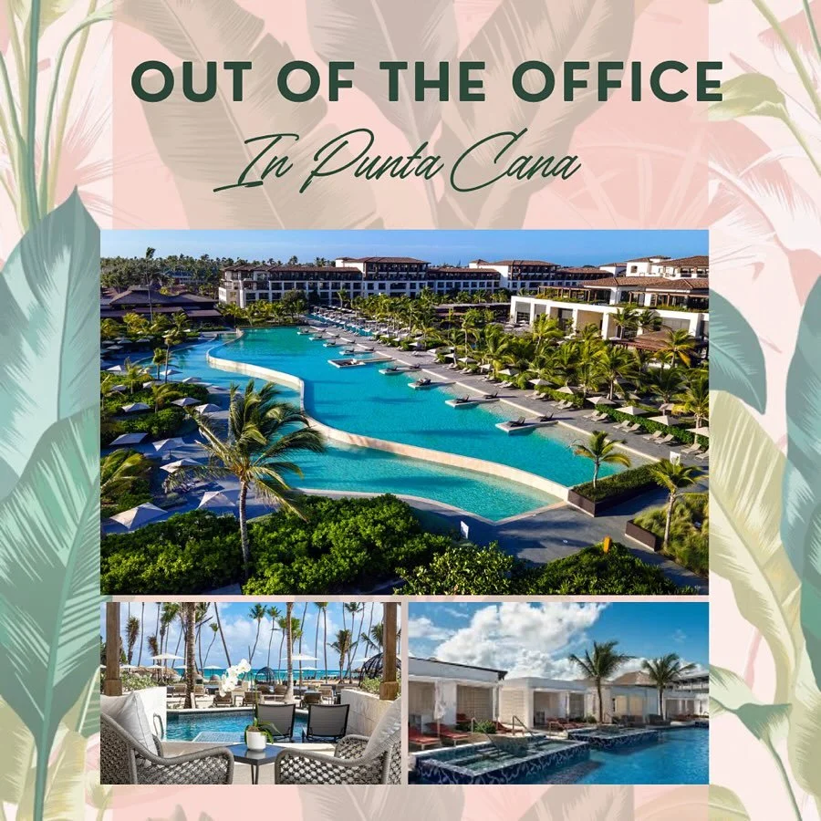 I&rsquo;m currently on a very serious mission in Punta Cana: determining which resort has the best pool for my amazing clients. 👙💁&zwj;♀️

The contenders:
🏖 Sparkling infinity pools that make you feel like you&rsquo;re swimming into the horizon
🍹