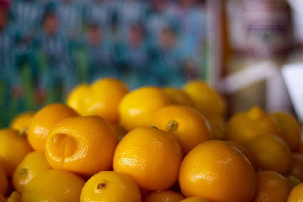 Ripe lemons, another staple ingredient in Moroccan cuisine
