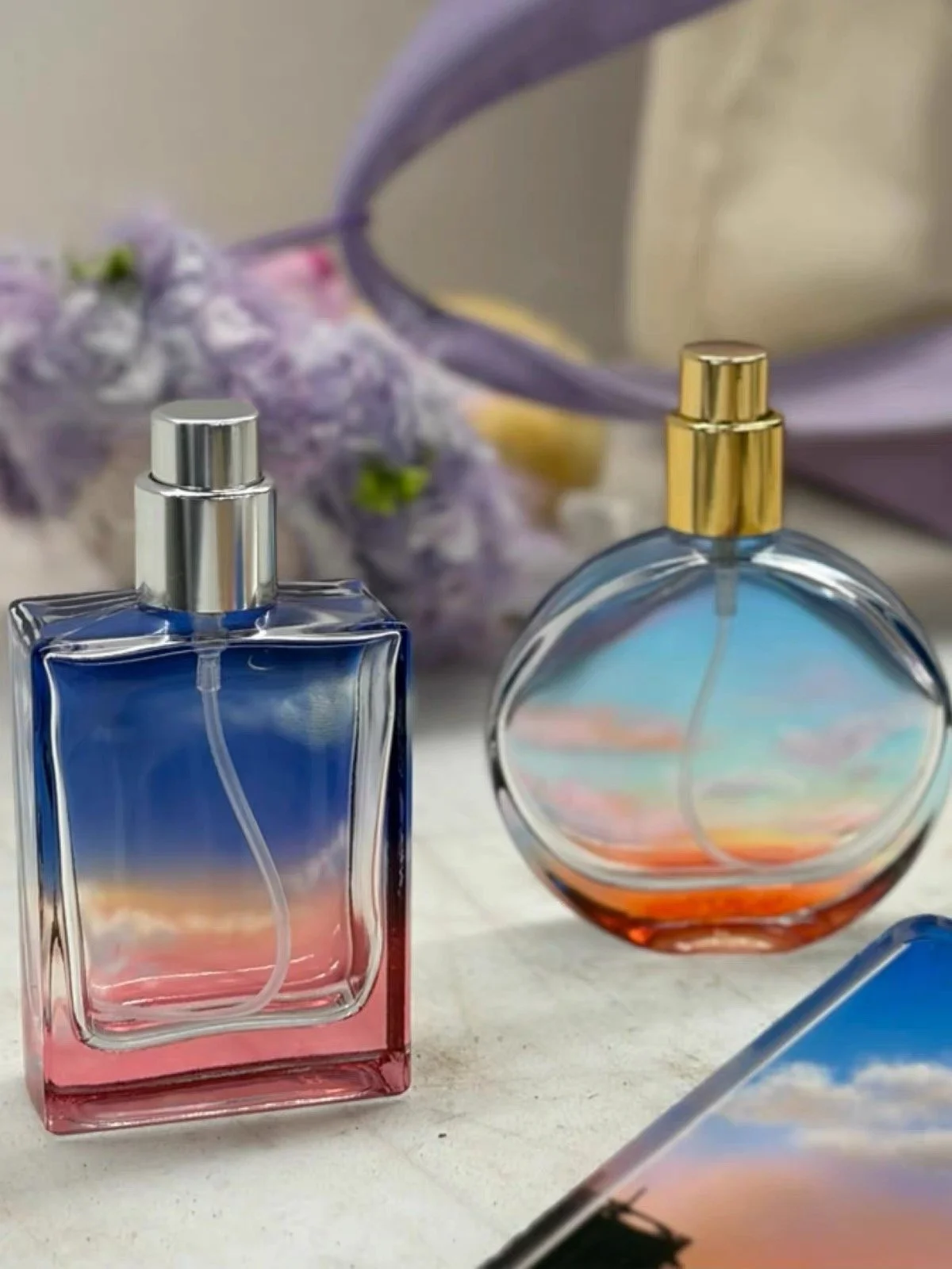 Sunset Perfume Bottles