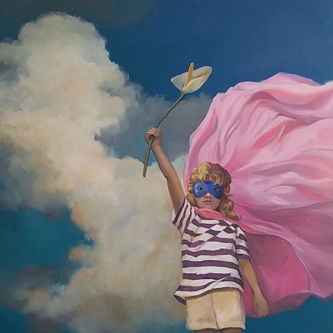 “Winged Victory”  oil on canvas  30” x 30”