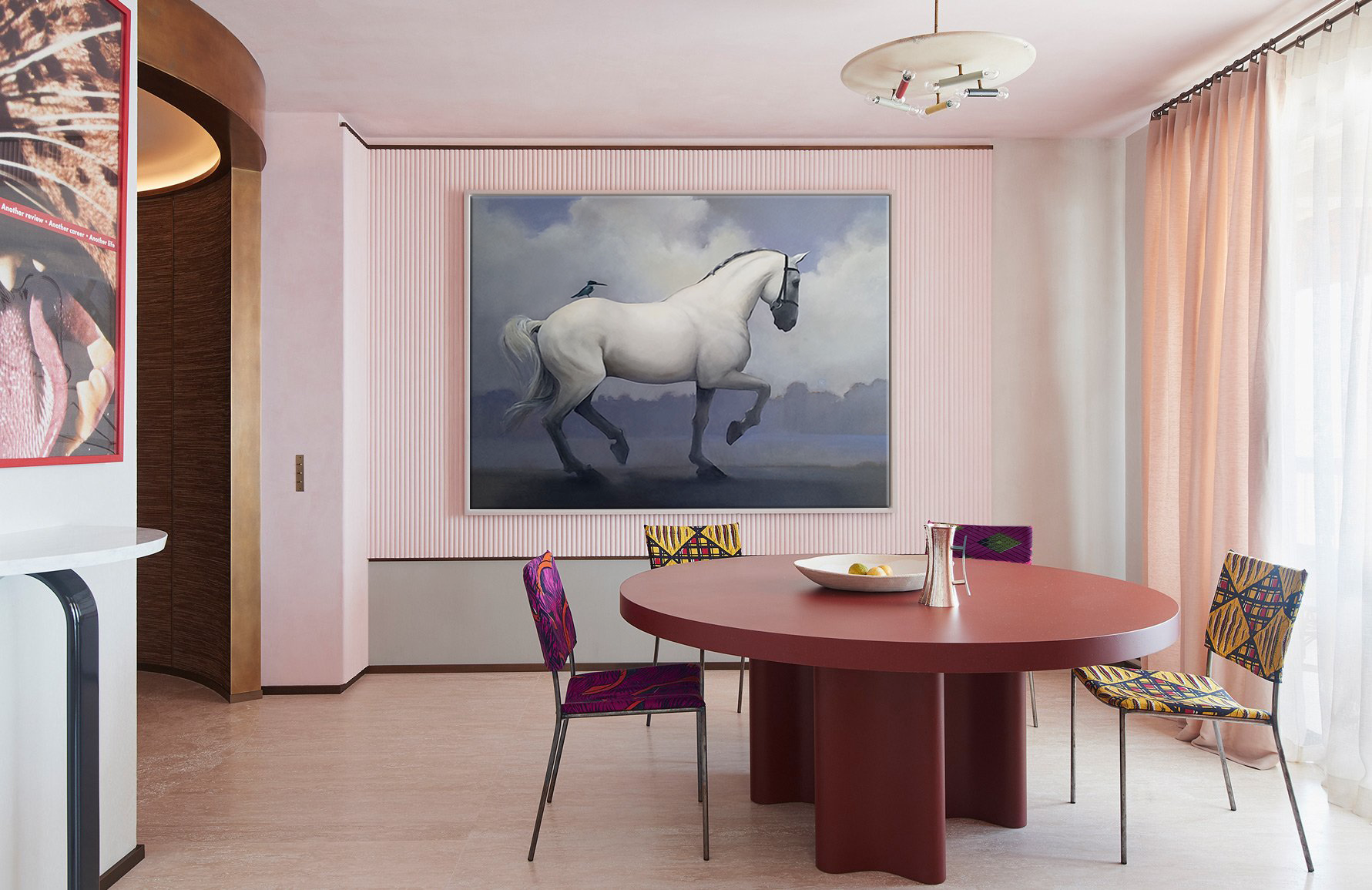 Dining space by Rodolphe Parente as seen in The Luxurist.