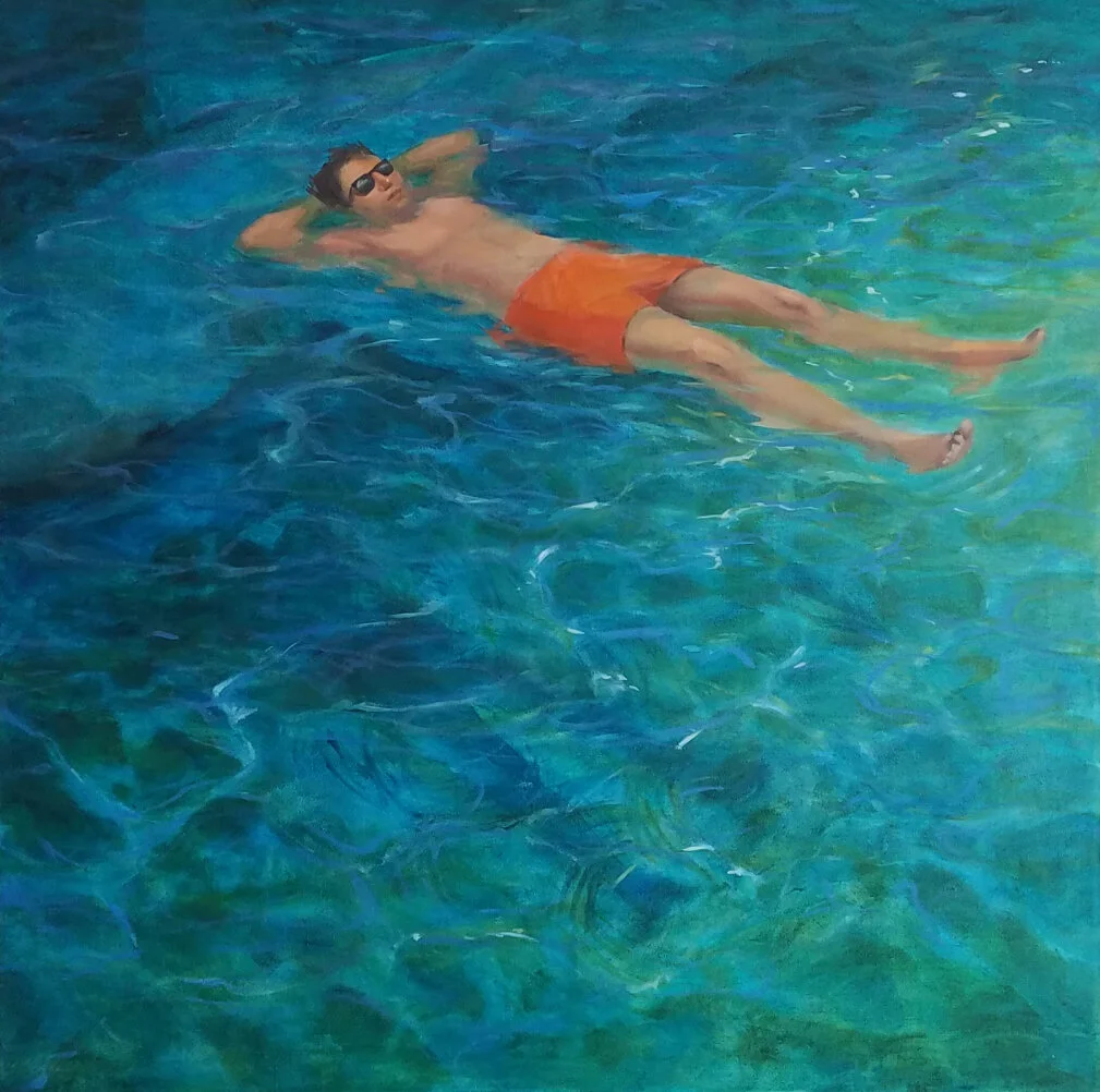 “Mano Ihu Wa’a”  oil on canvas 36” x 36”