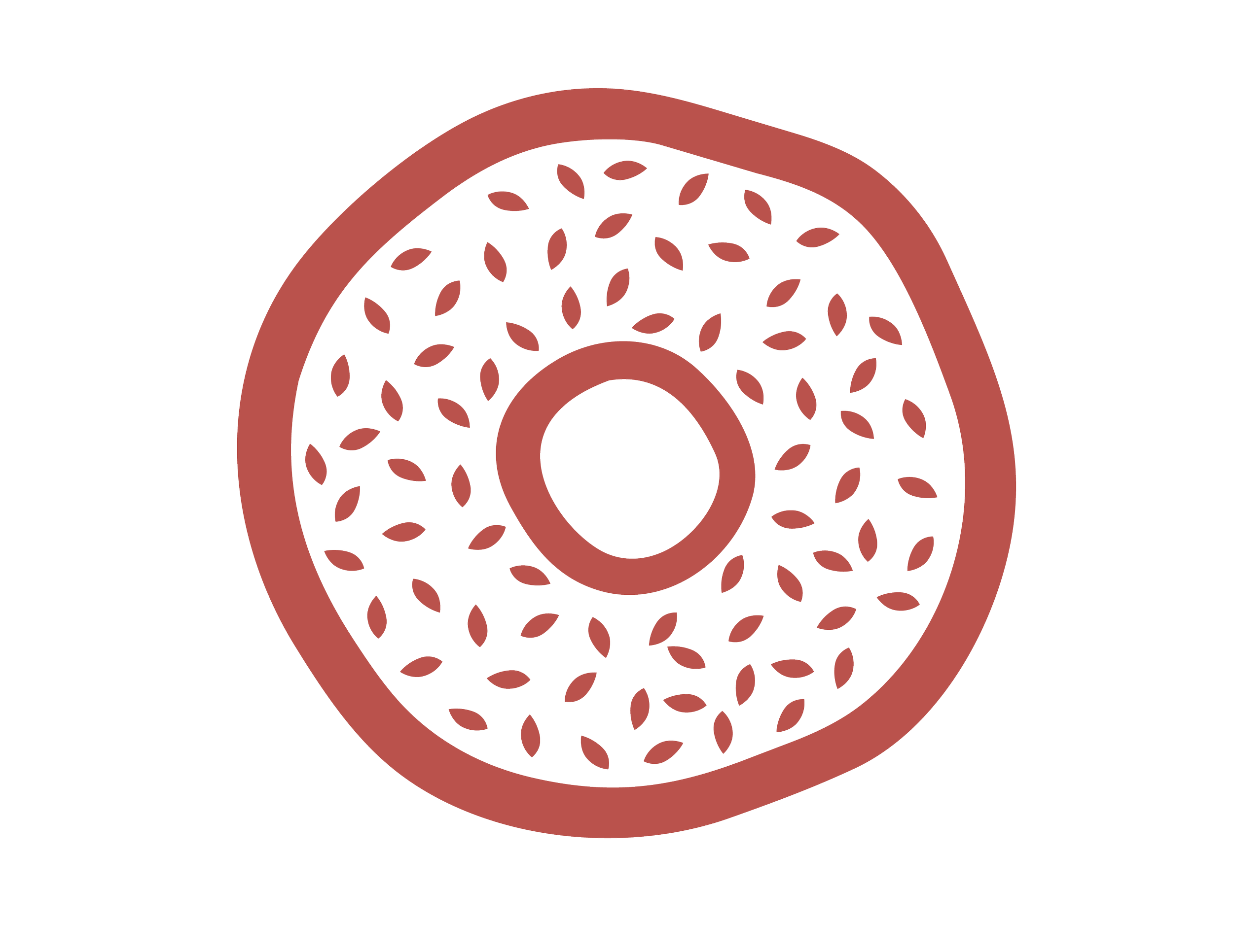 a sesame seed bagel graphic