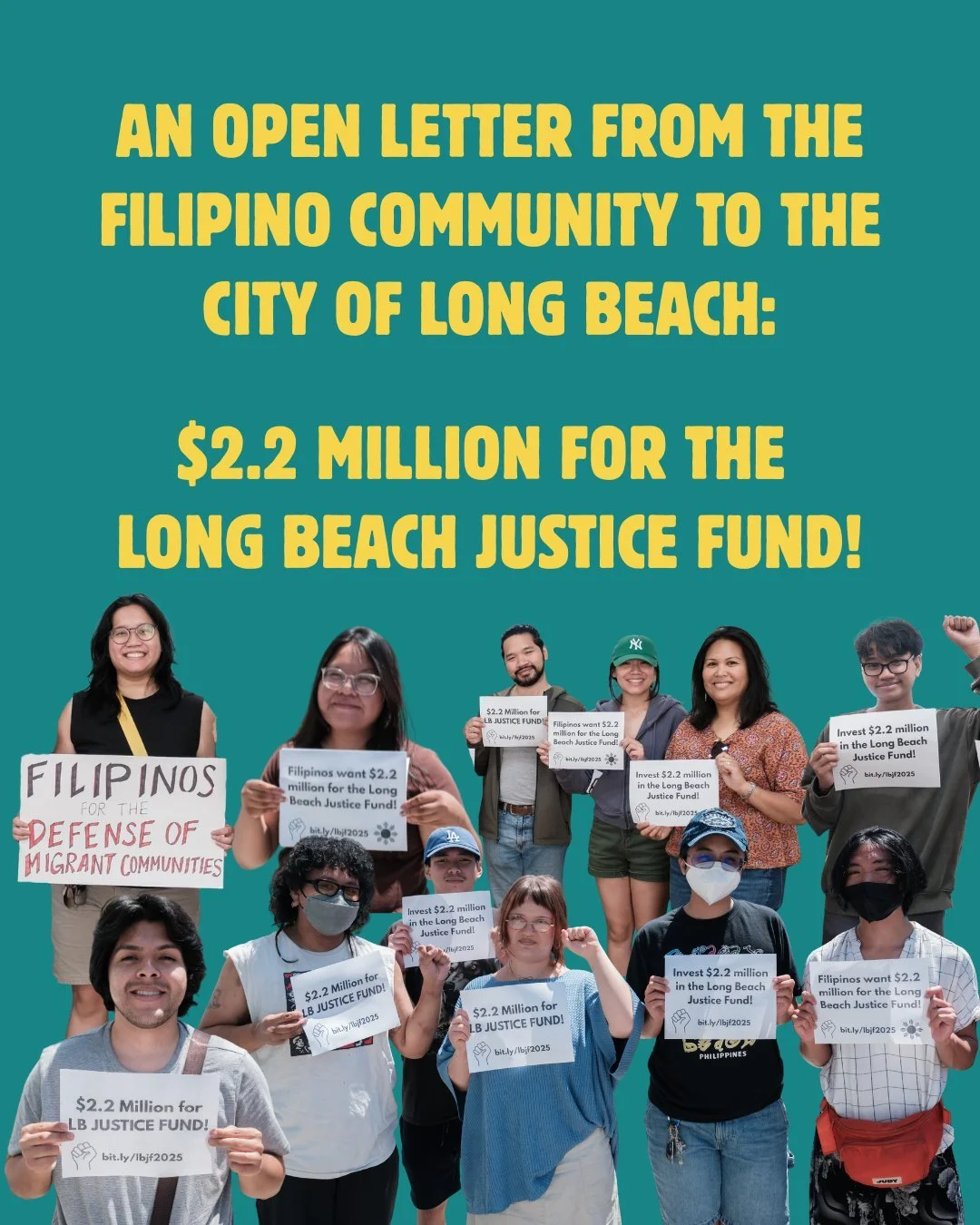 [Read graphic for full text]

Dear Mayor rexrichardsonlb &amp; @longbeachcity Council,

Today over 20,000 Filipinos reside in Long Beach and are heavily concentrated in the westside, where 20% of residents are Filipino. It is a diverse neighborhood h