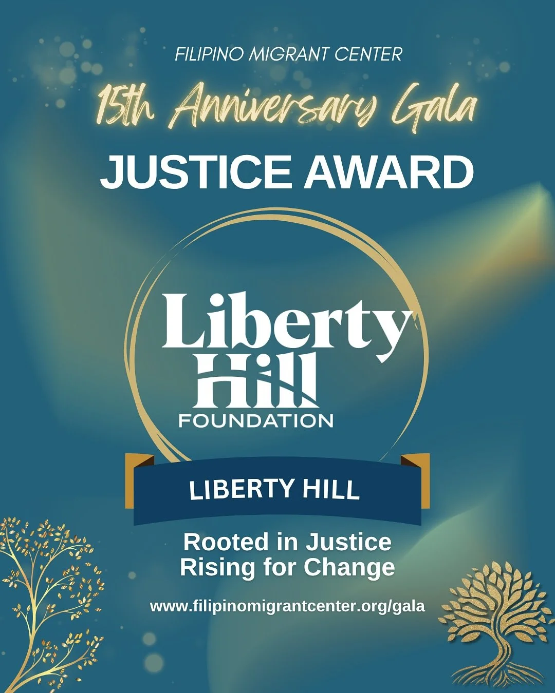 We&rsquo;re just a few days away from our 15th Anniversary Gala on October 25th and can&rsquo;t wait to celebrate this milestone with you all!

Check out our awardees, @libertyhillfoundation, Attorney Joseph Navales from @advancingjusticesocal, and N