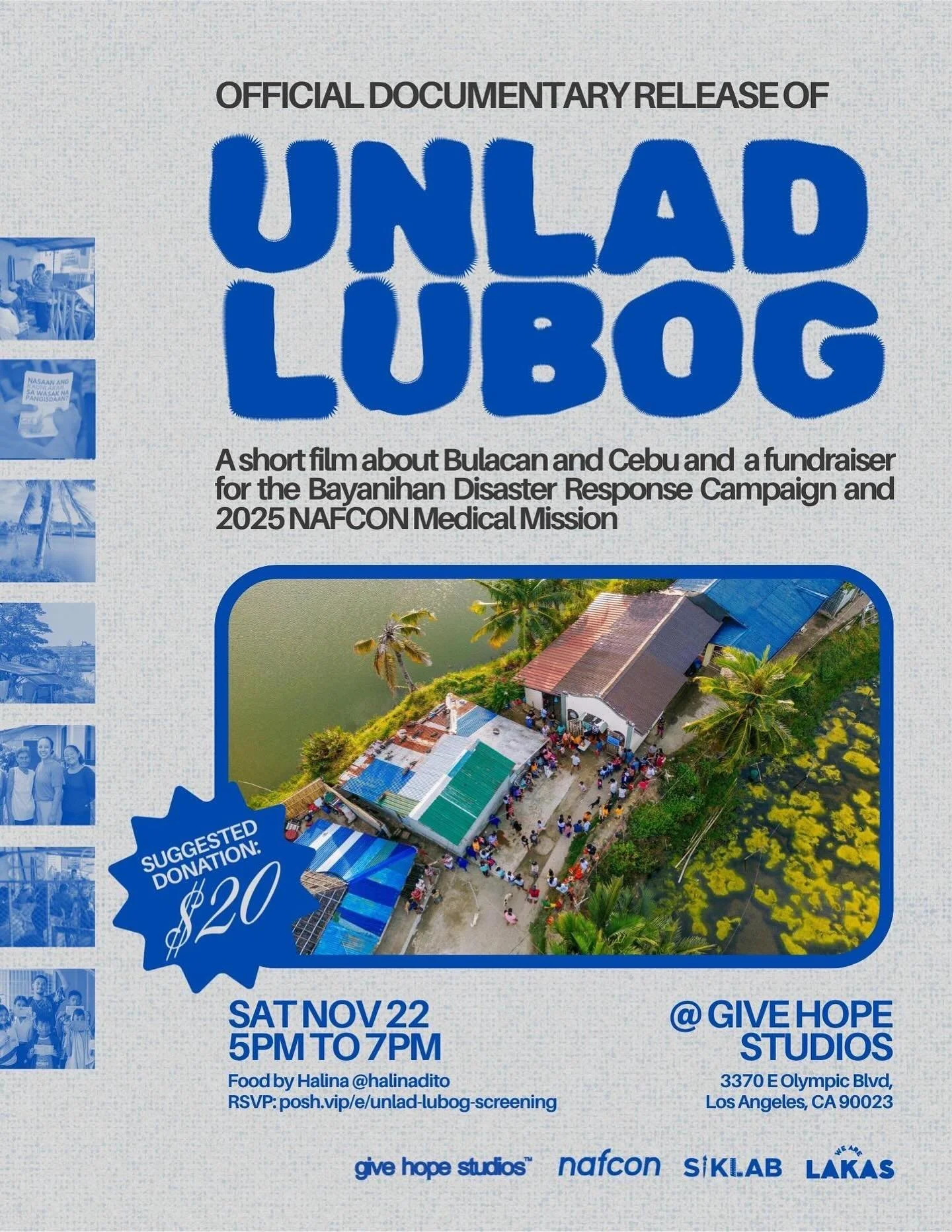🇵🇭 Join NAFCON SoCal for an evening of solidarity, storytelling, and community action! 

📅 Saturday, Nov 22, 2025
⏰ 5&ndash;7PM
📍 Give Hope Studios &mdash; 3370 E Olympic Blvd, Los Angeles, CA

After a short community mixer, we&rsquo;ll premiere 