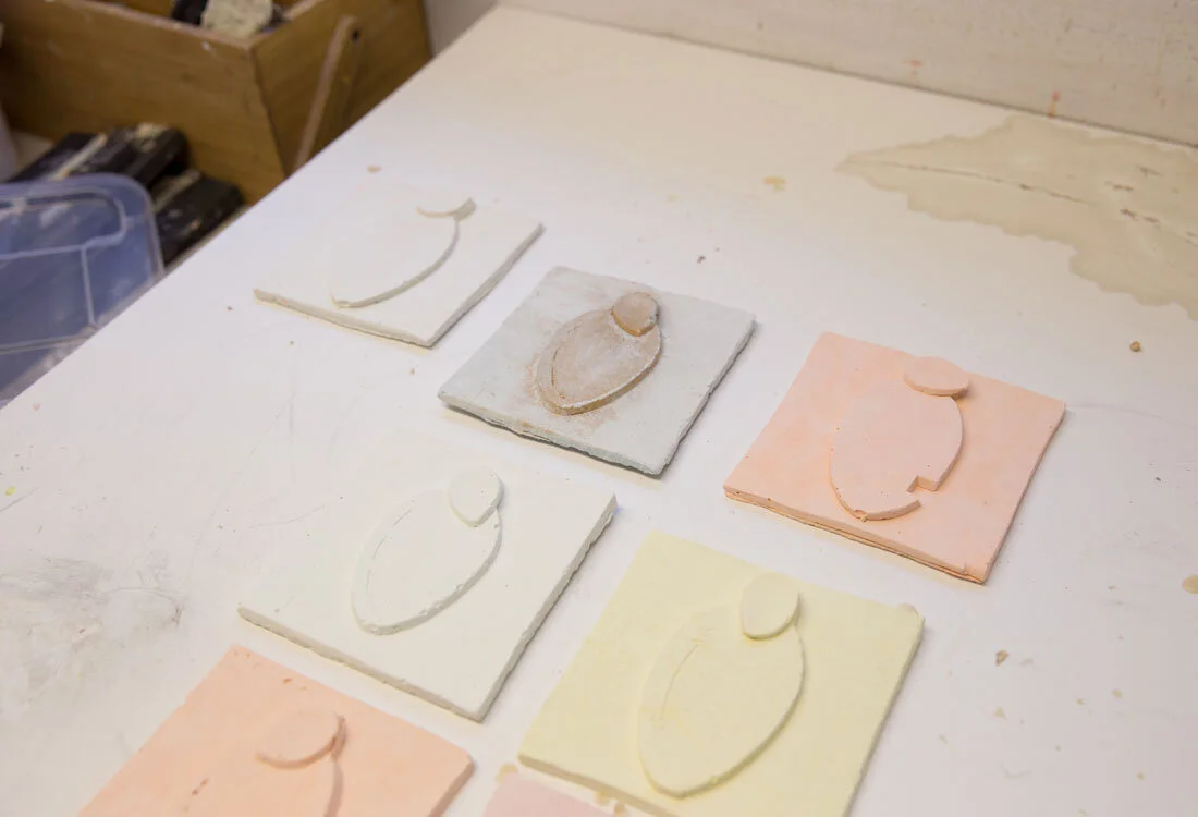 In the Studio, Maria Aguilera-Mendoza