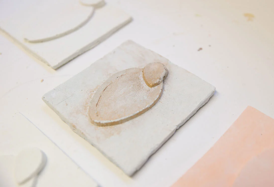 In the Studio, Maria Aguilera-Mendoza