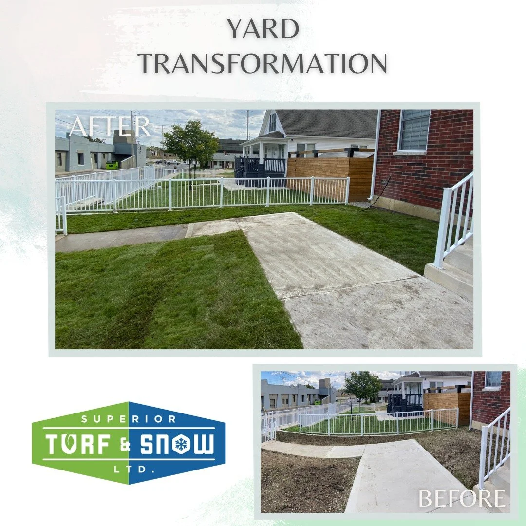 Superior Turf and Snow - Landscaping - Sod in yard