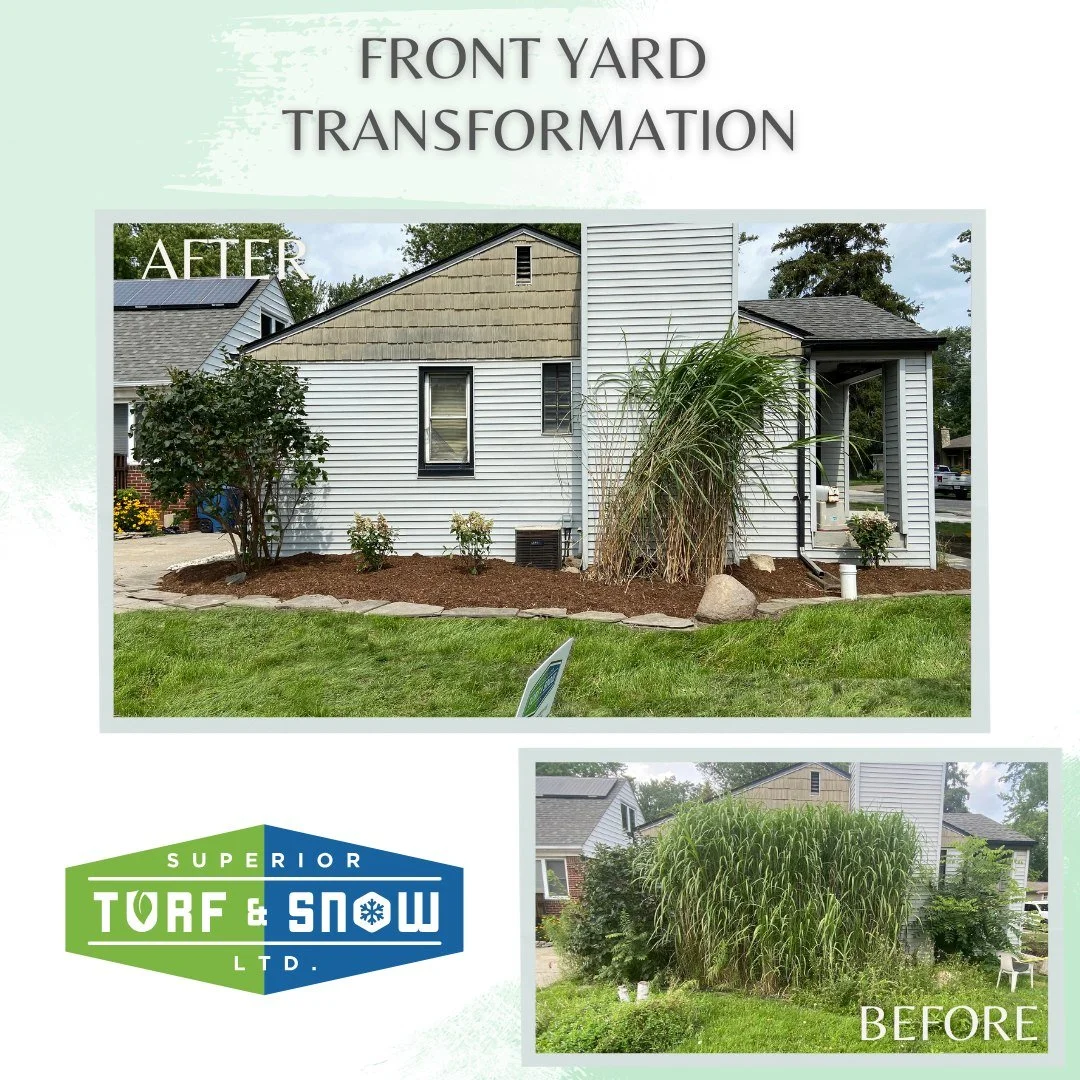 Superior Turf and Snow - Landscaping - New mulch in garden