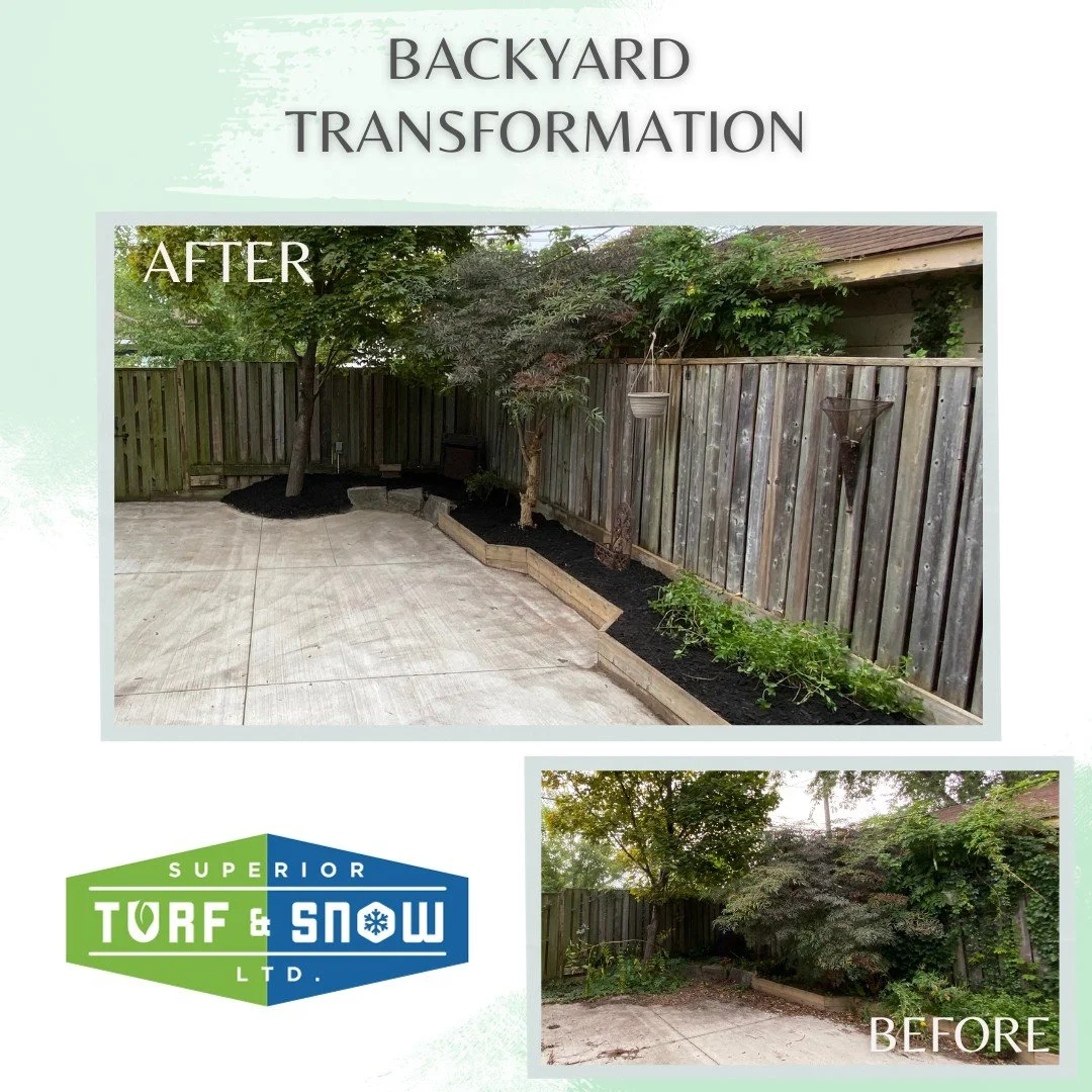 Superior Turf and Snow - Landscaping - New mulch in garden