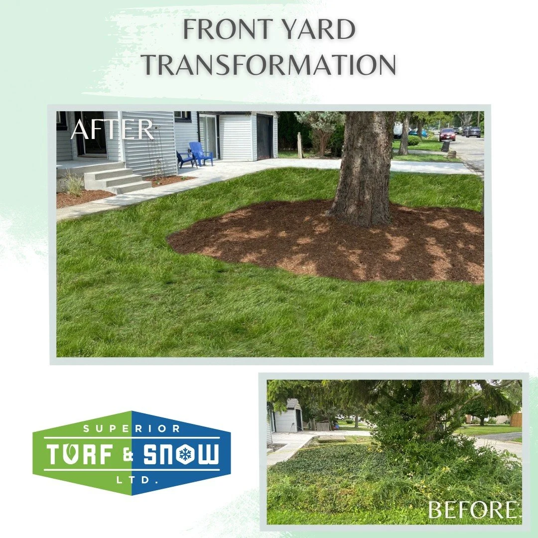 Superior Turf and Snow - Landscaping - New mulch in garden