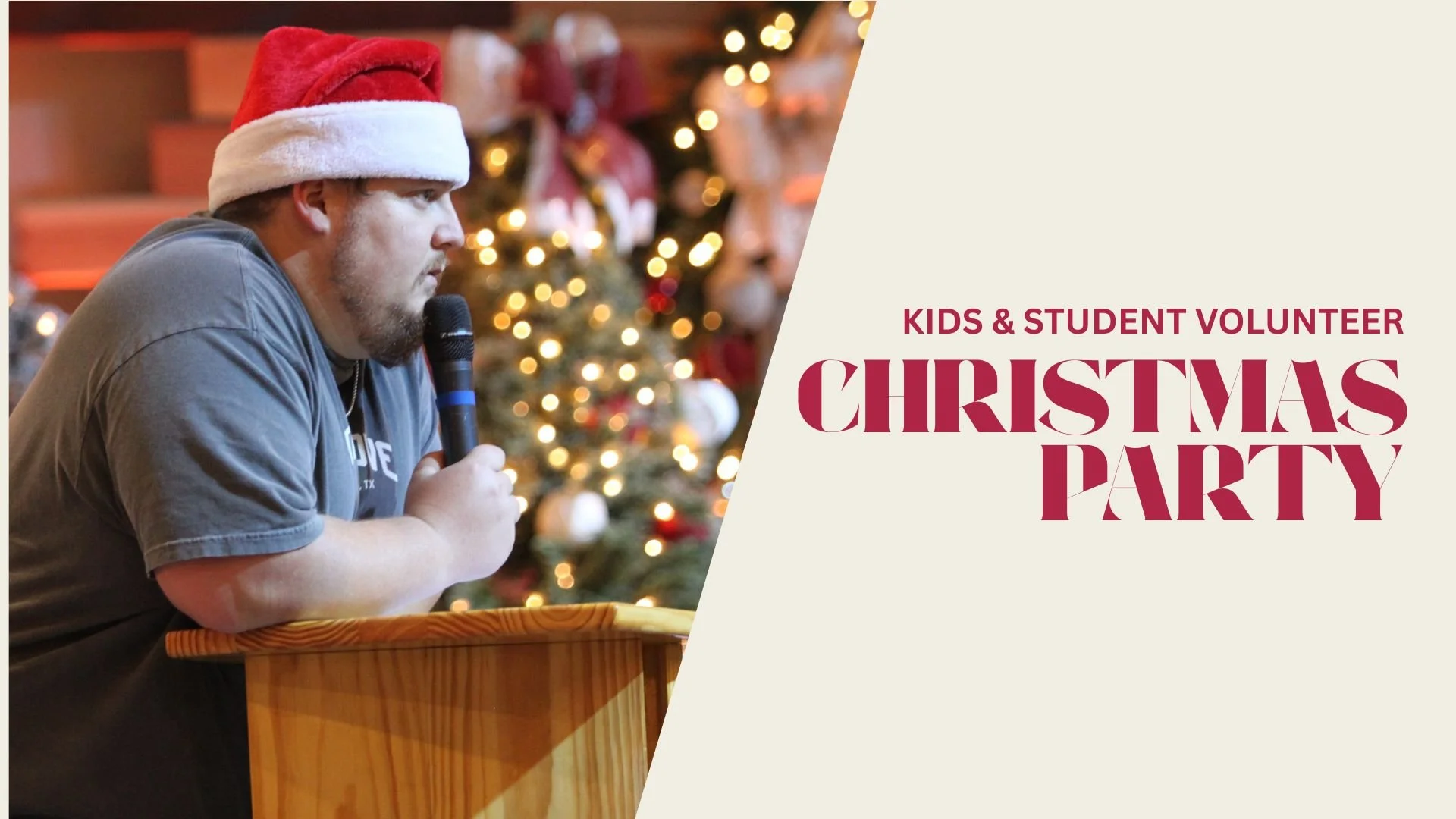 Kids & Student Ministry Volunteer Christmas Party