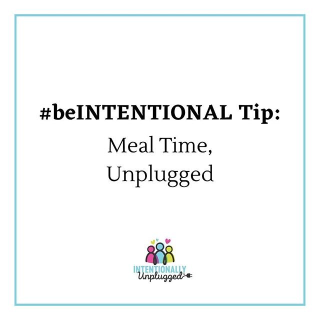 During Meal times, allow yourself permission and time to disconnect from technology and screens.⁣
⁣
Here&rsquo;s why:⁣
⁣
Meal times are the 𝗺𝗼𝘀𝘁 𝗶𝗺𝗽𝗼𝗿𝘁𝗮𝗻𝘁 𝘀𝗼𝗰𝗶𝗮𝗹 𝗿𝗶𝘁𝘂𝗮𝗹 𝘁𝗵𝗮𝘁 𝘄𝗲 𝗲𝗻𝗴𝗮𝗴𝗲 𝗶𝗻 𝘄𝗶𝘁𝗵 𝗼𝘁𝗵𝗲𝗿𝘀. A
