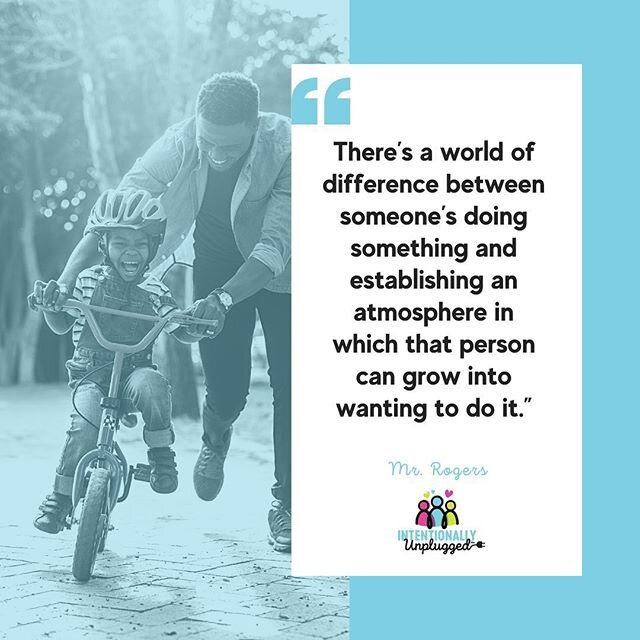 Mr. Fred Rogers became a pop culture icon by spreading so many messages of human connection and kindness. This is one of our favorites.⁣
⁣
Intentionally Unplugged is all about providing education tools that foster authentic, meaningful engagement fro