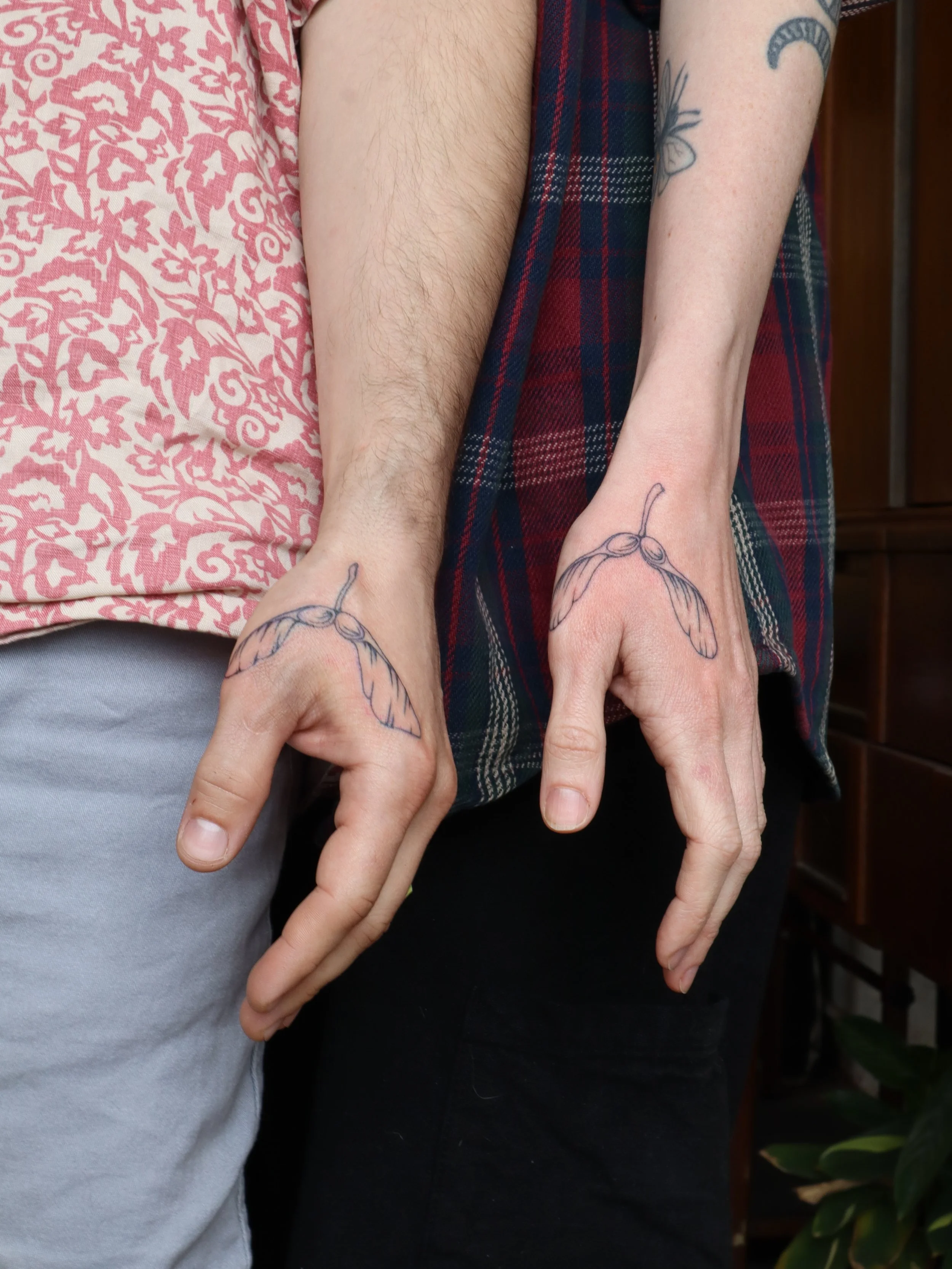 Today was a day for friendship hand tattoos :)