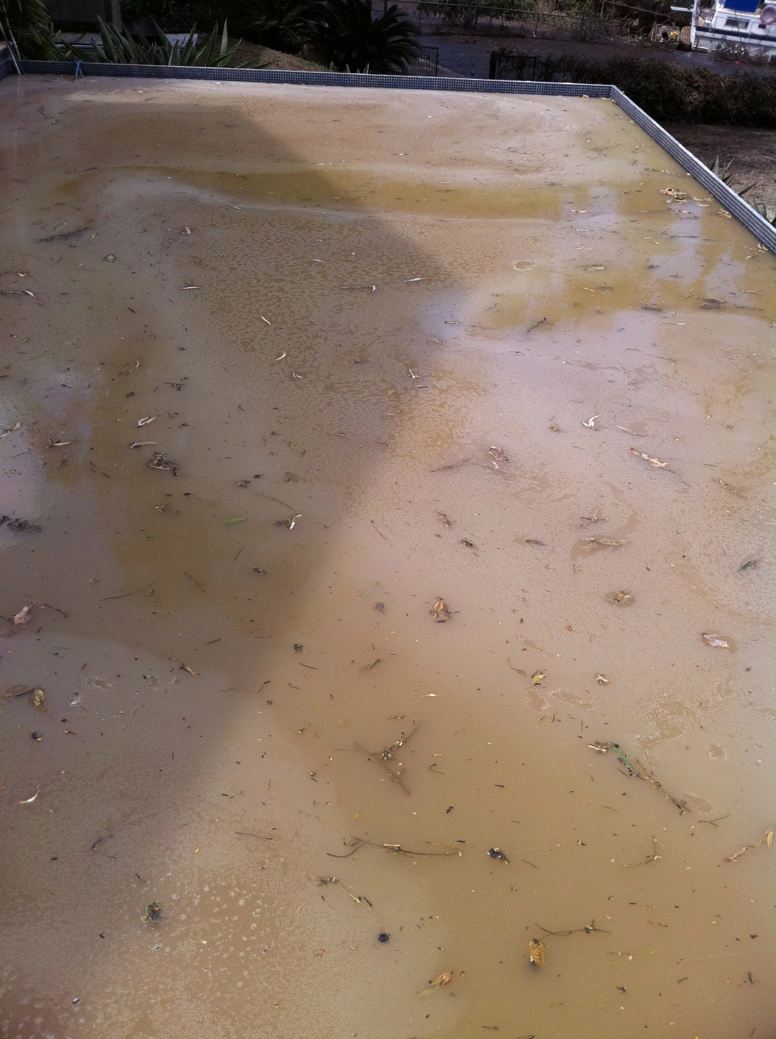 Muddy pool cleanup guide — Poolside & Just Spas AlburyWodonga