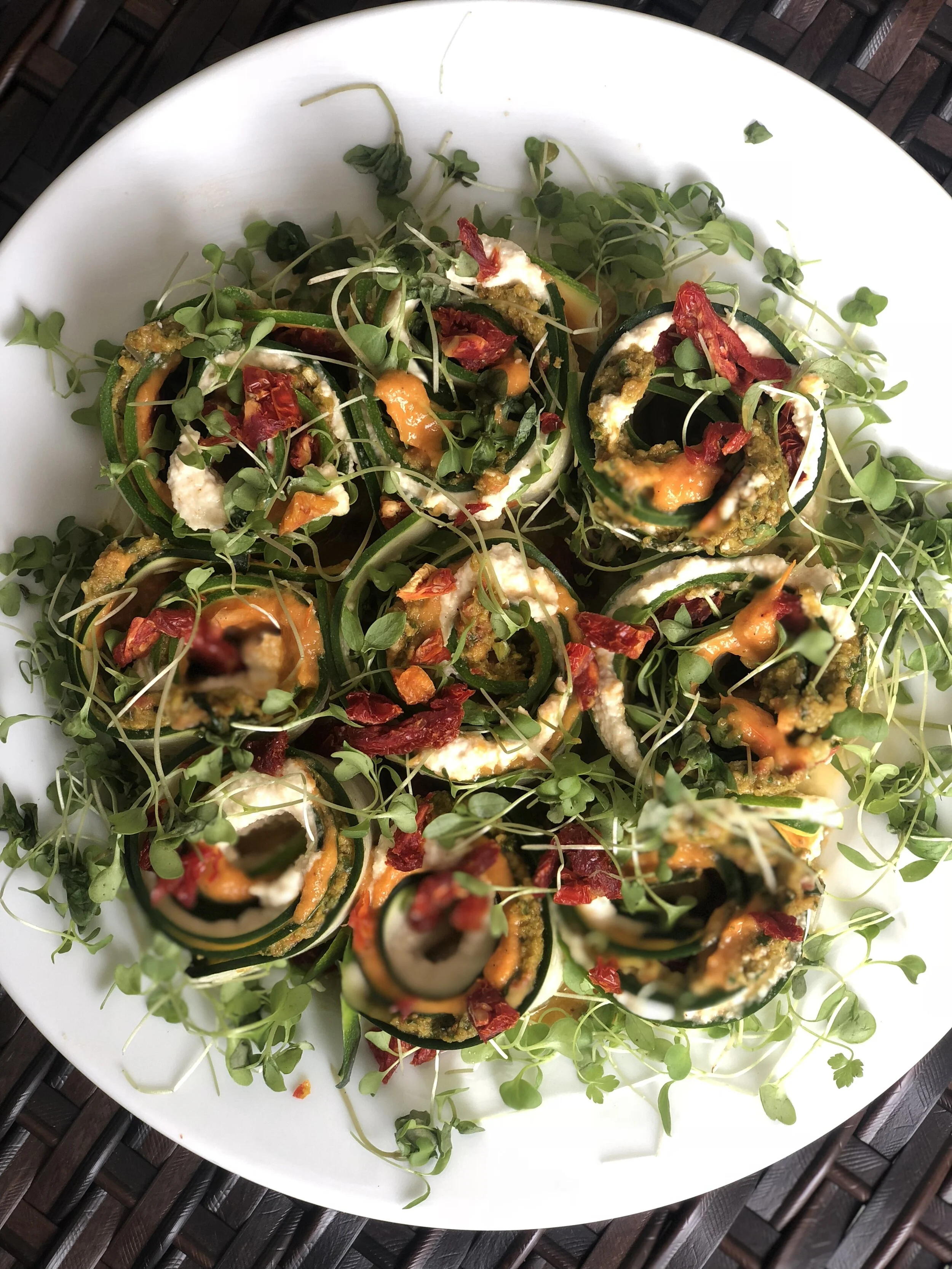 Raw Lasagna Roll Ups