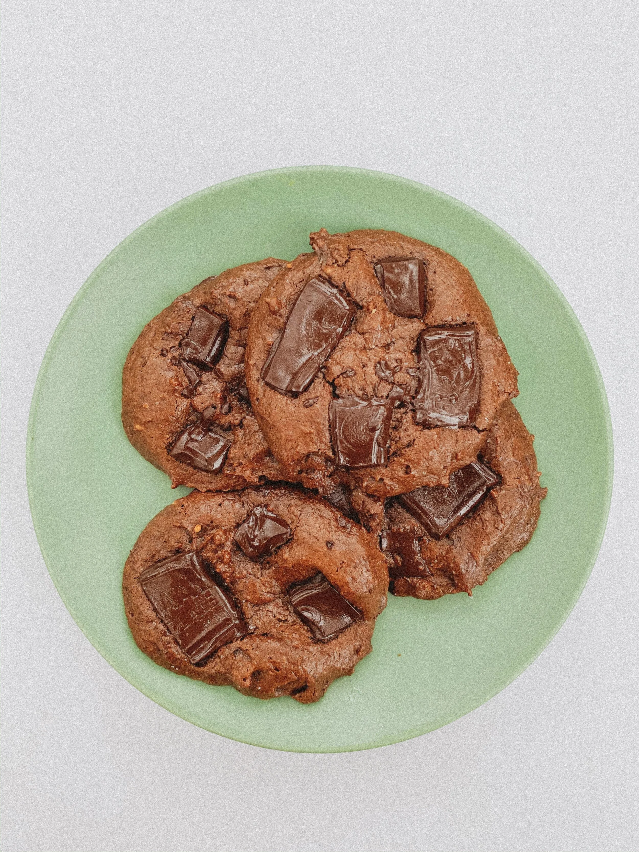 Almond Butter Double Chocolate Cookies