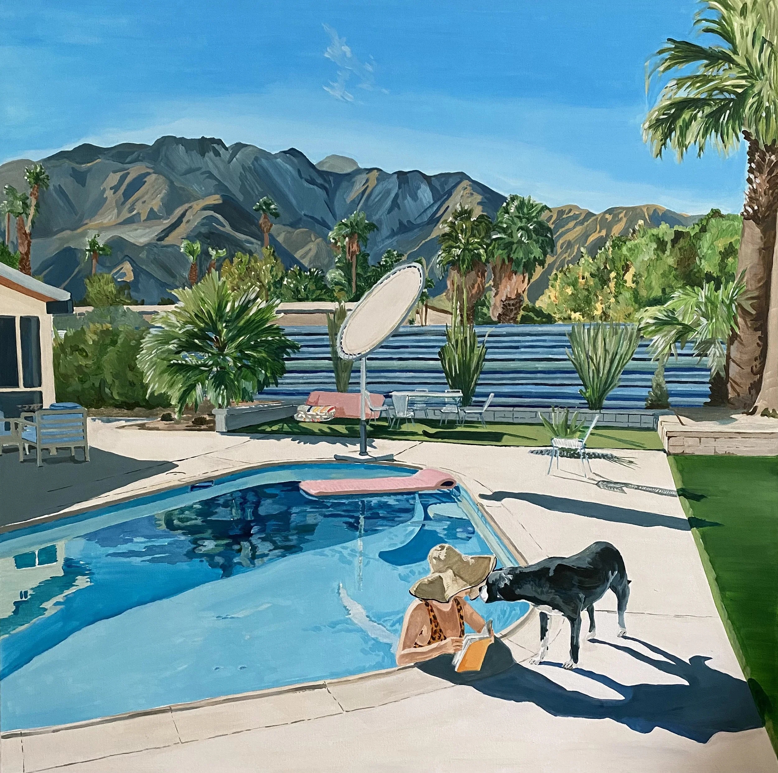 "Pool Book/Pit Bull"