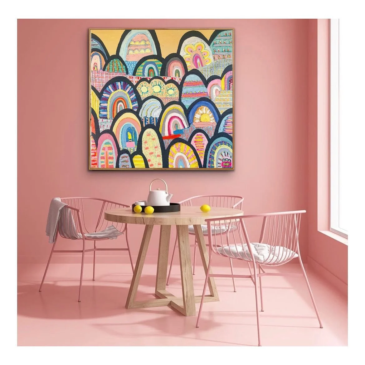 S E N D I N G 

A SUNSHINEY HUG ☀️

To everyone that needs it right now. ☀️

Hopefully this piece brightens your day. 

Available soon via @19karengallery in the upcoming  mini SOLO beginning August 21 

Contact Terri @19karengallery to receive your 