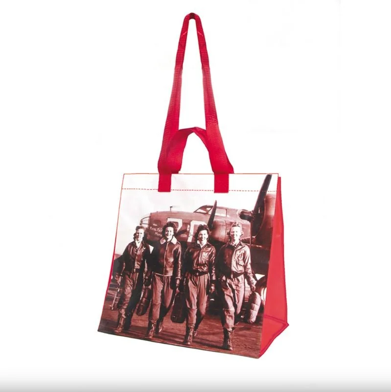 Historical Aviation Canvas Tote Bag - Pistol Packing Mama
