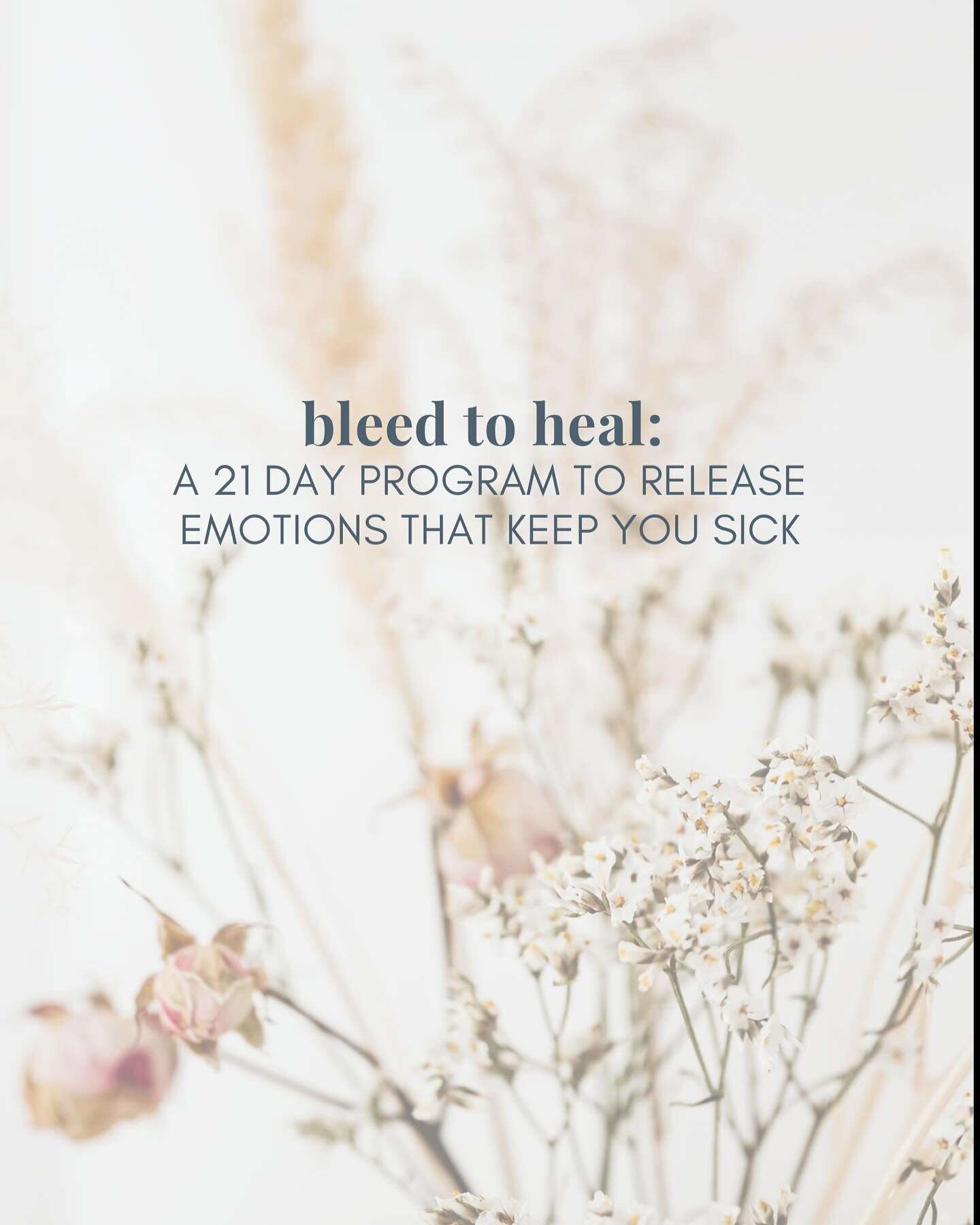 Launching April 1 on my Website✨✨✨

If you&rsquo;re new around here, welcome👋👋

Bleed to Heal is a mini class that will teach you to give yourself luo treatments, which is where we use a lancet on a point to release emotion stored in the blood that