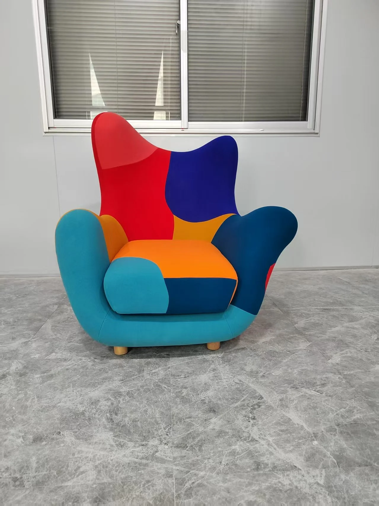 Wingback lounge chair dupe memphis design maroso