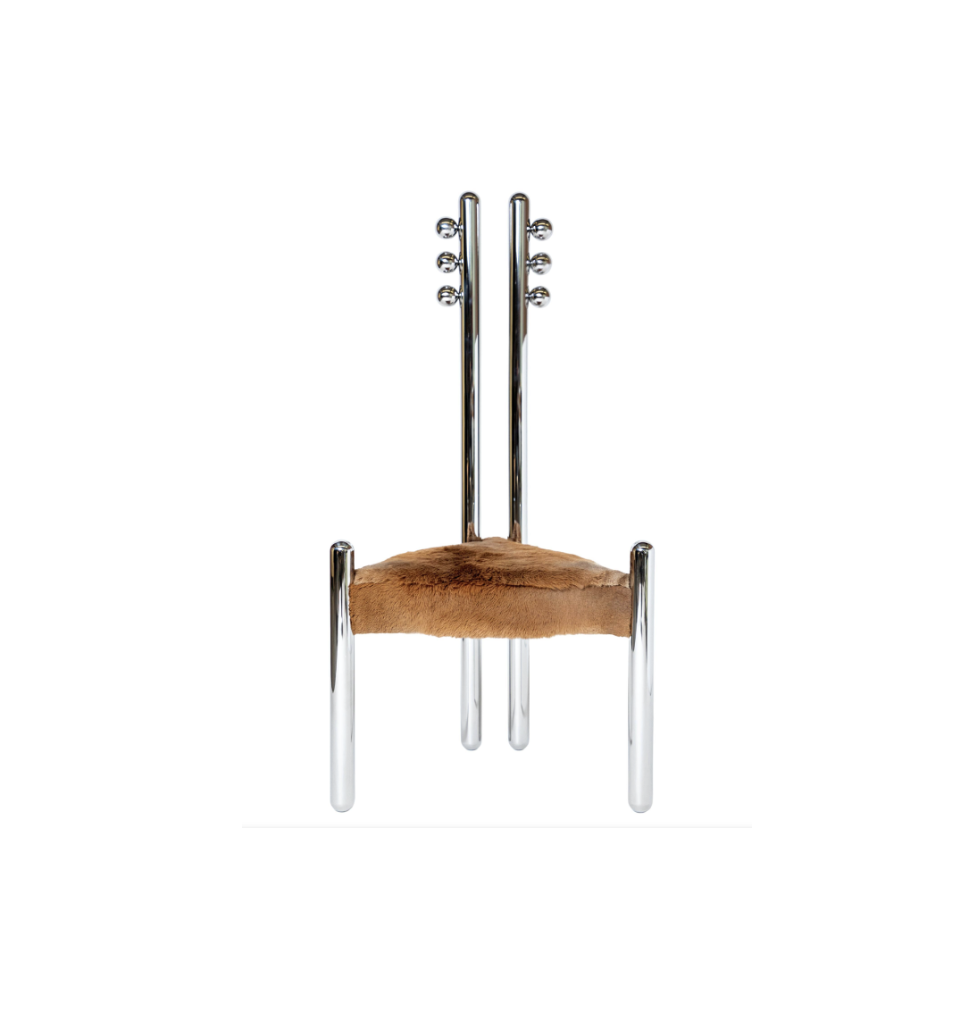 Steel Double Backrest Pietro Franceschini