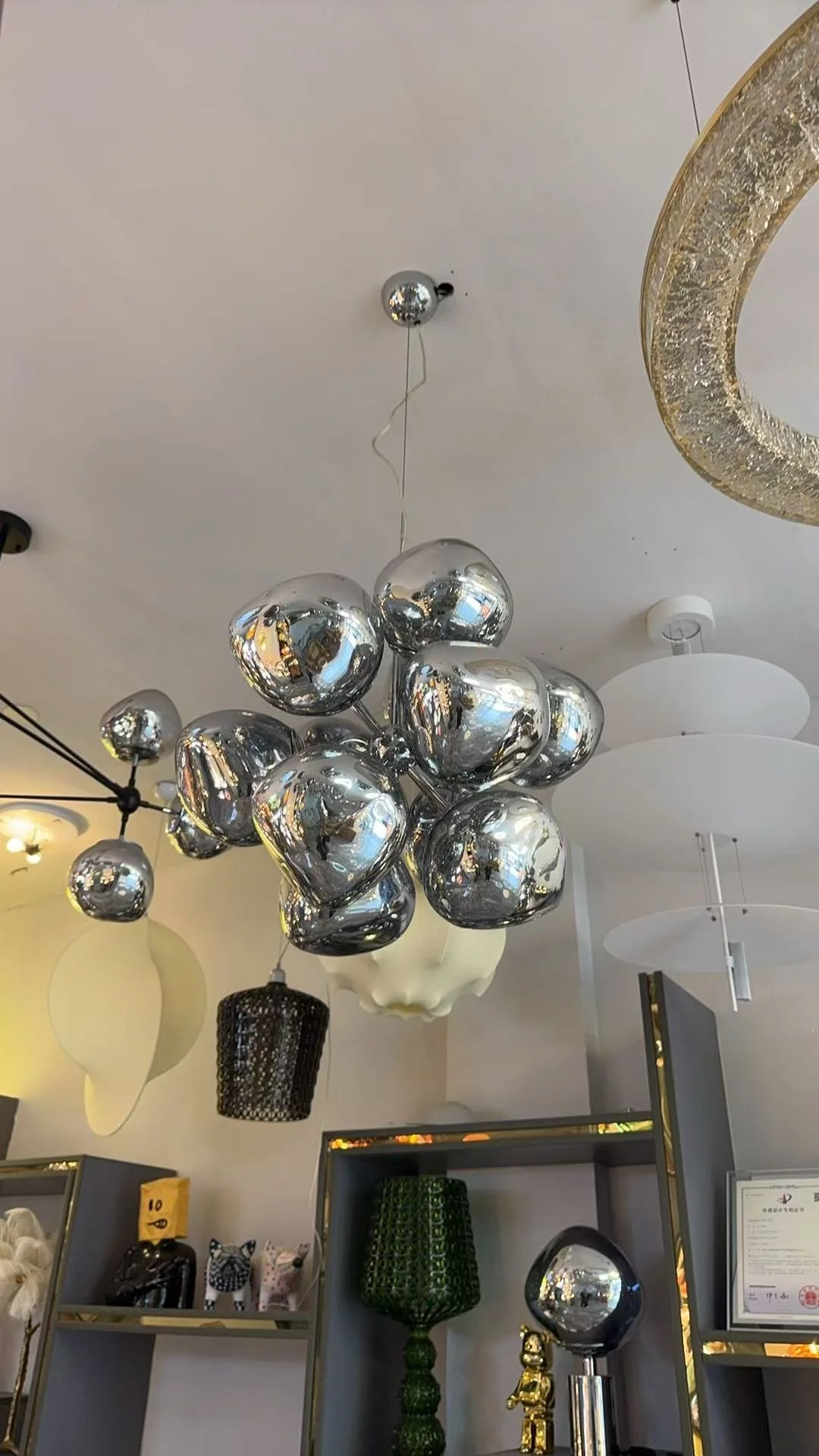 Melt Burst Chandelier Led Smoke replica