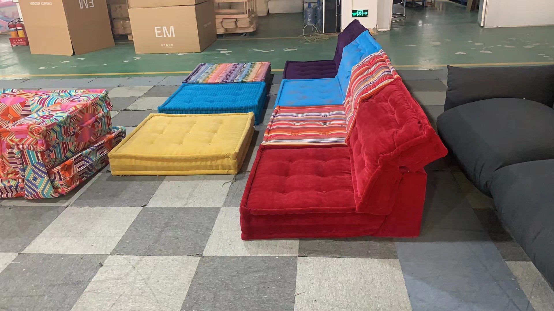 Mah Jong Kenzo style Sofa
