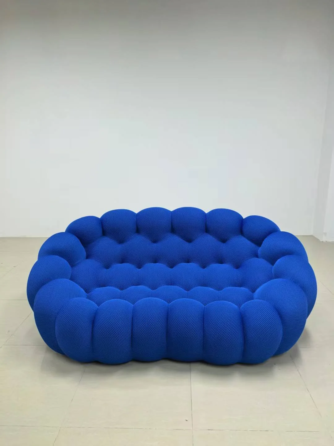 Bubble Sofa dupe blue cobalt