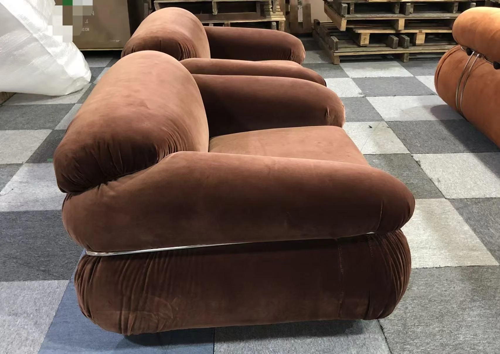 Sesann armchair velvet replica dupe
