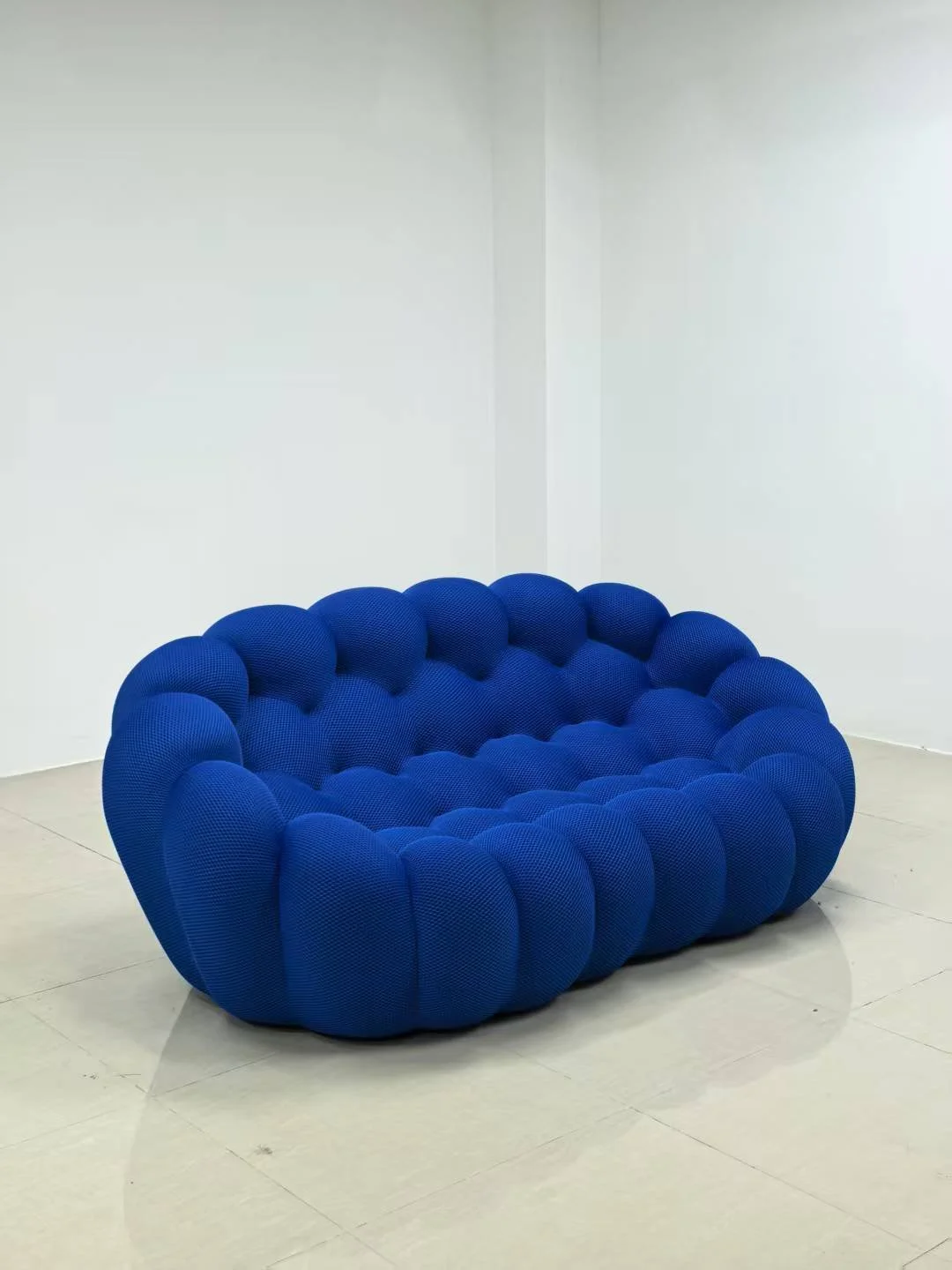 Bubble Sofa dupe blue cobalt