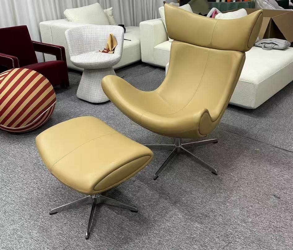 Imola chair replica dupe leather