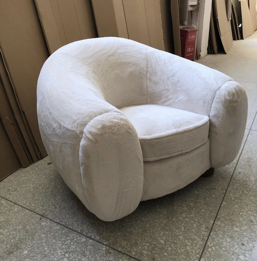 Ours Polaire armchair Jean Royère replica