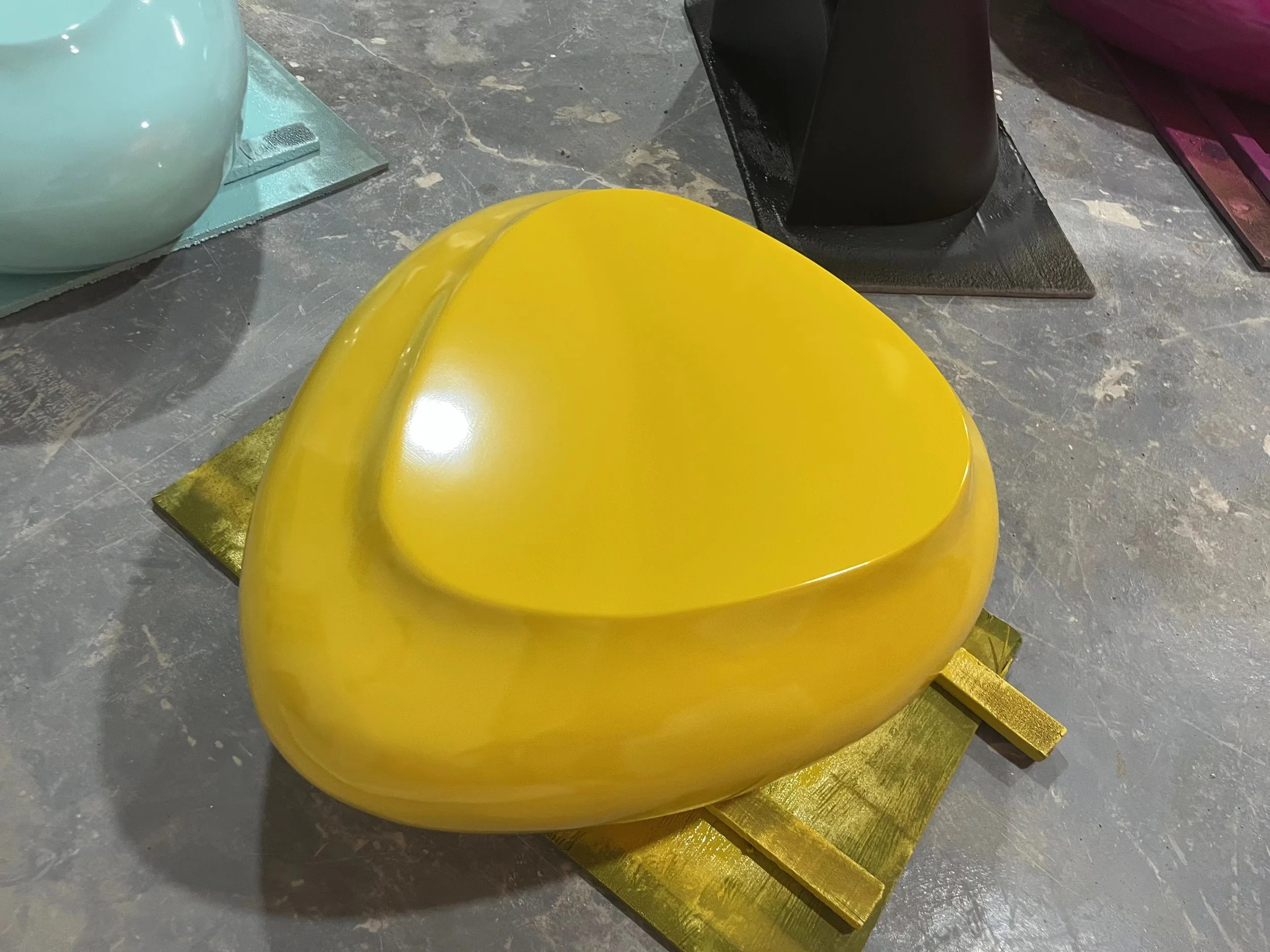 Cute cut coffee tables Bobois