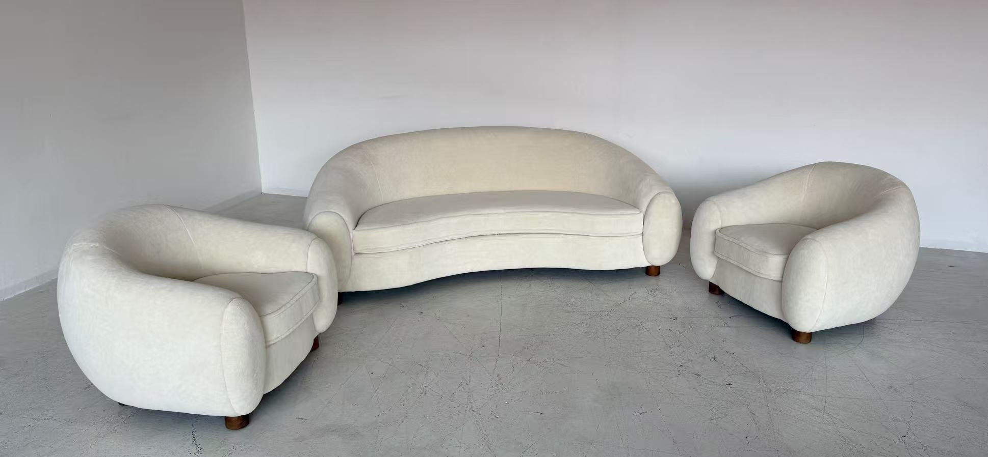 Polar bear chair replica royere dupe