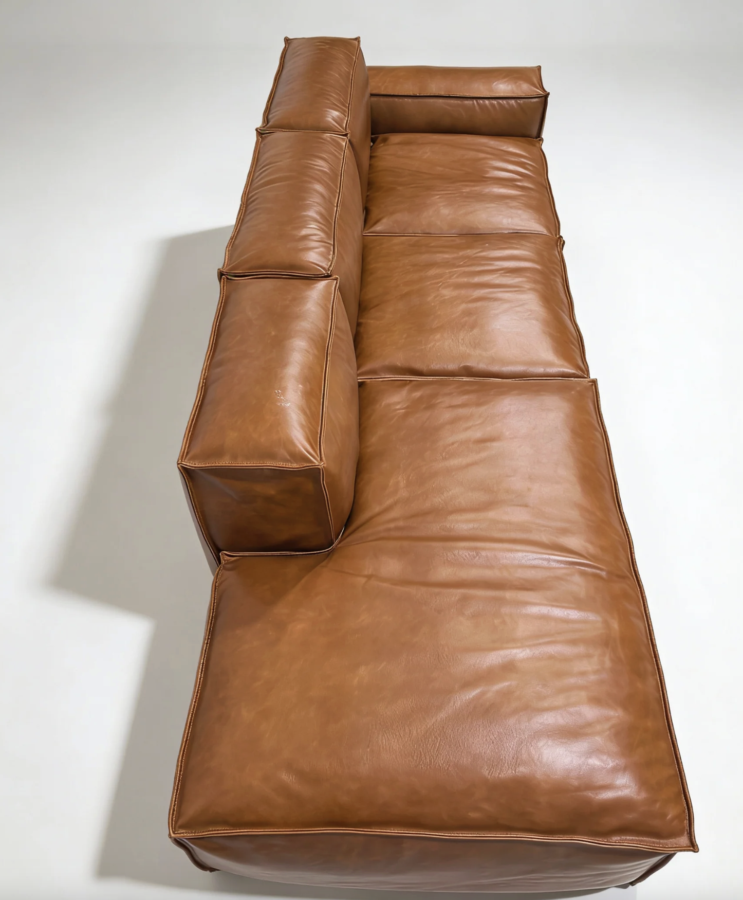 Calgary sofa vintage brown leather