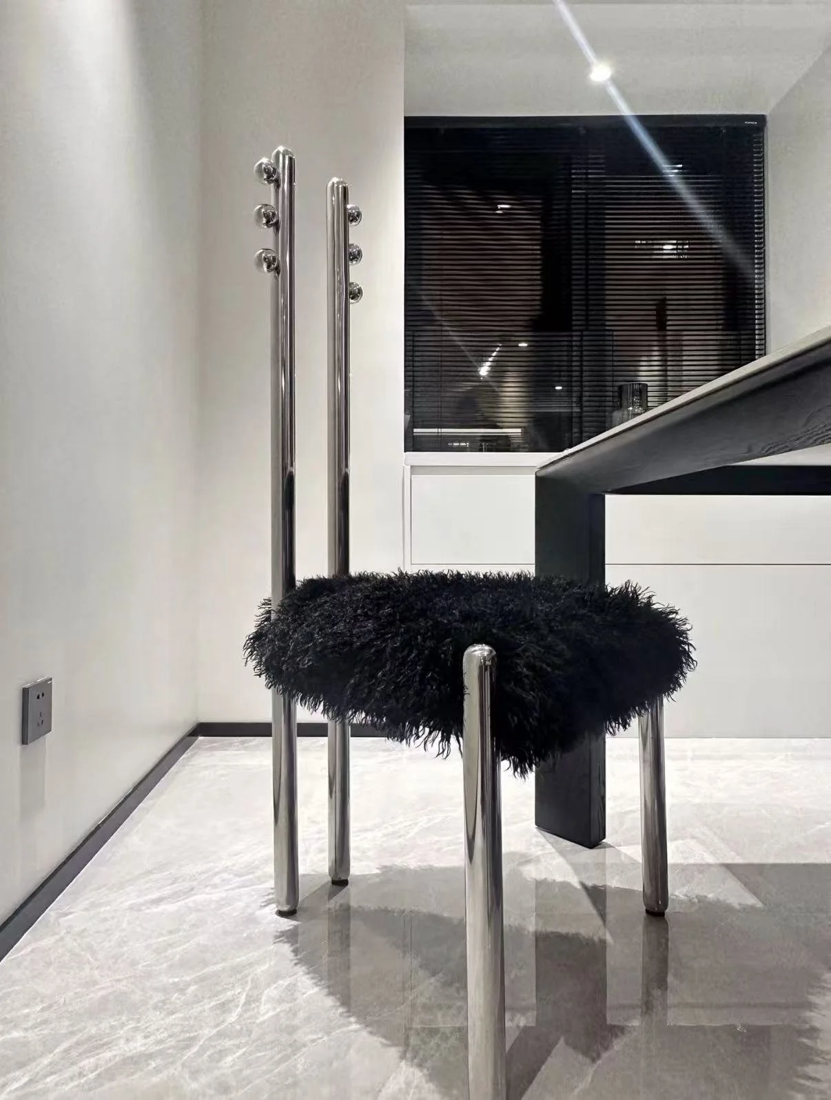 Steel Double Backrest Pietro Franceschini