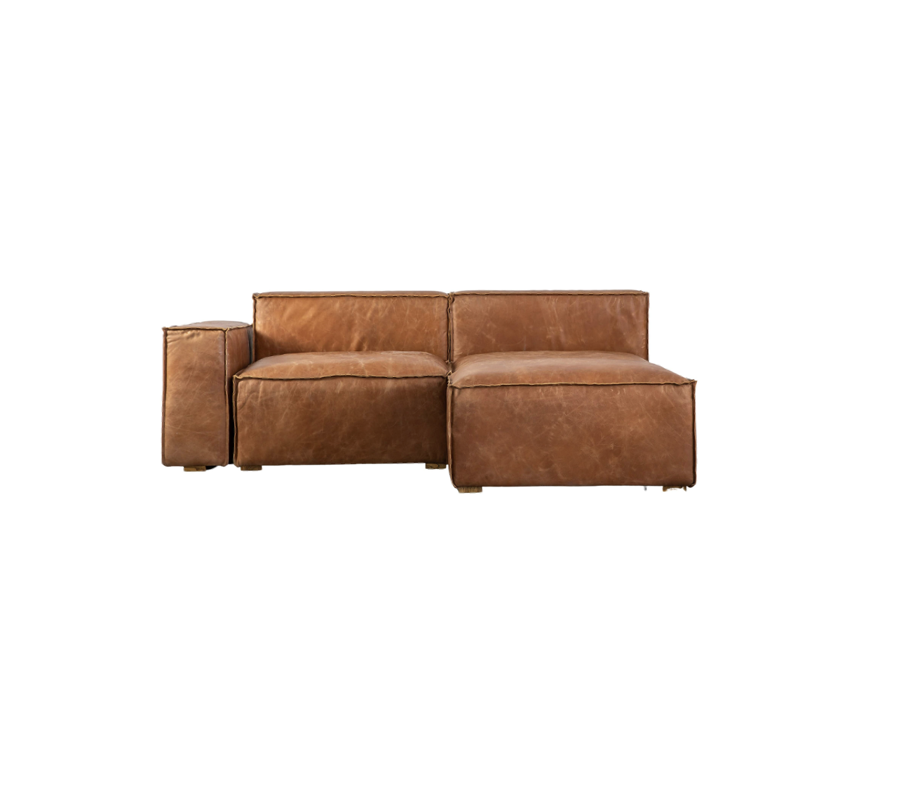 Calgary sofa vintage brown leather