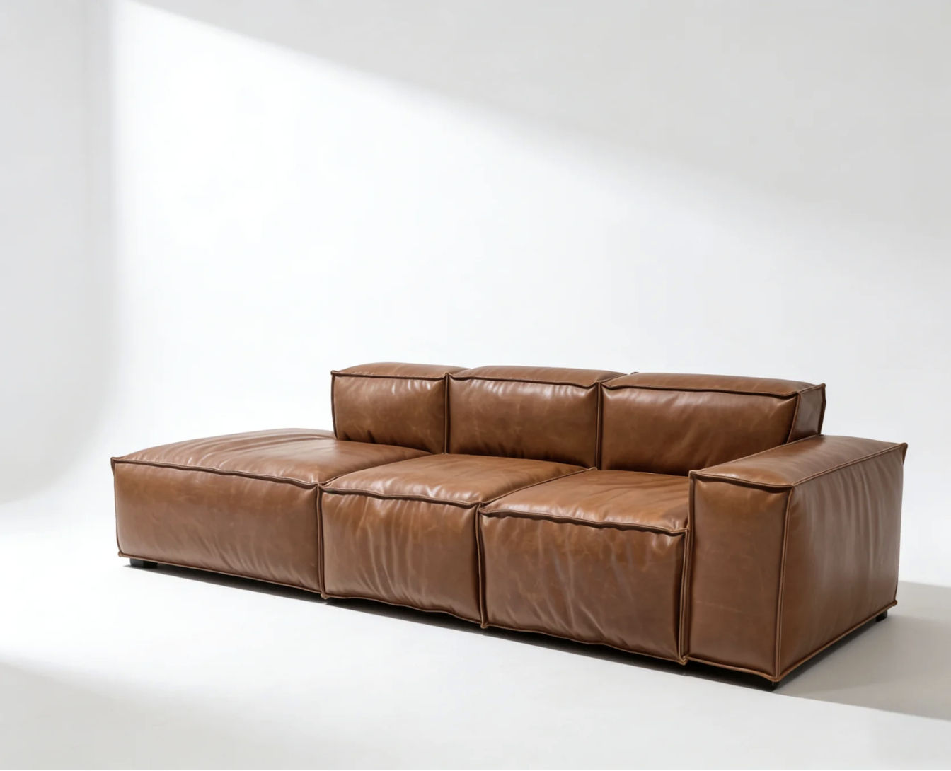 Calgary sofa vintage brown leather