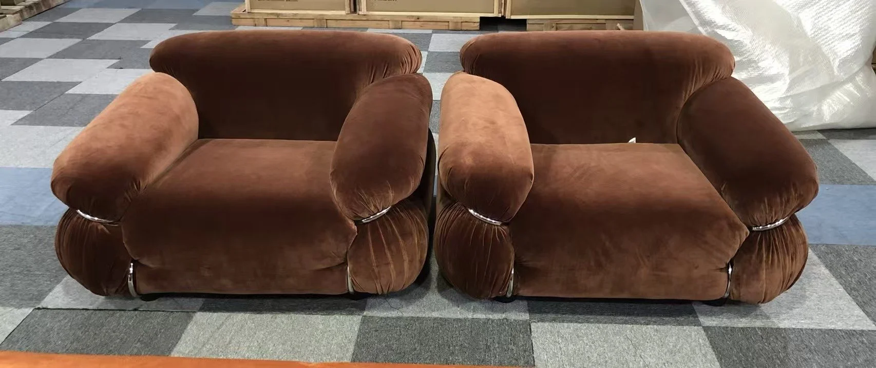 Sesann armchair velvet replica dupe