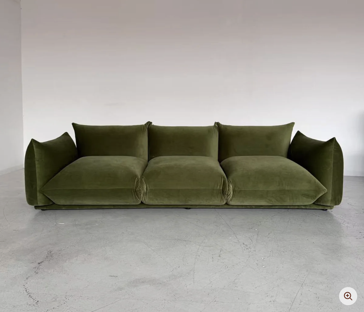 Marenco sofa dupe green velvet