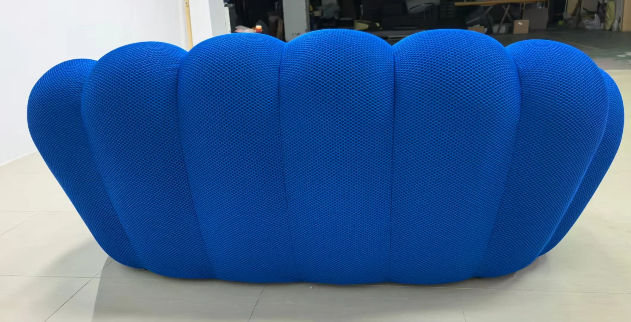 Bubble Sofa dupe blue cobalt