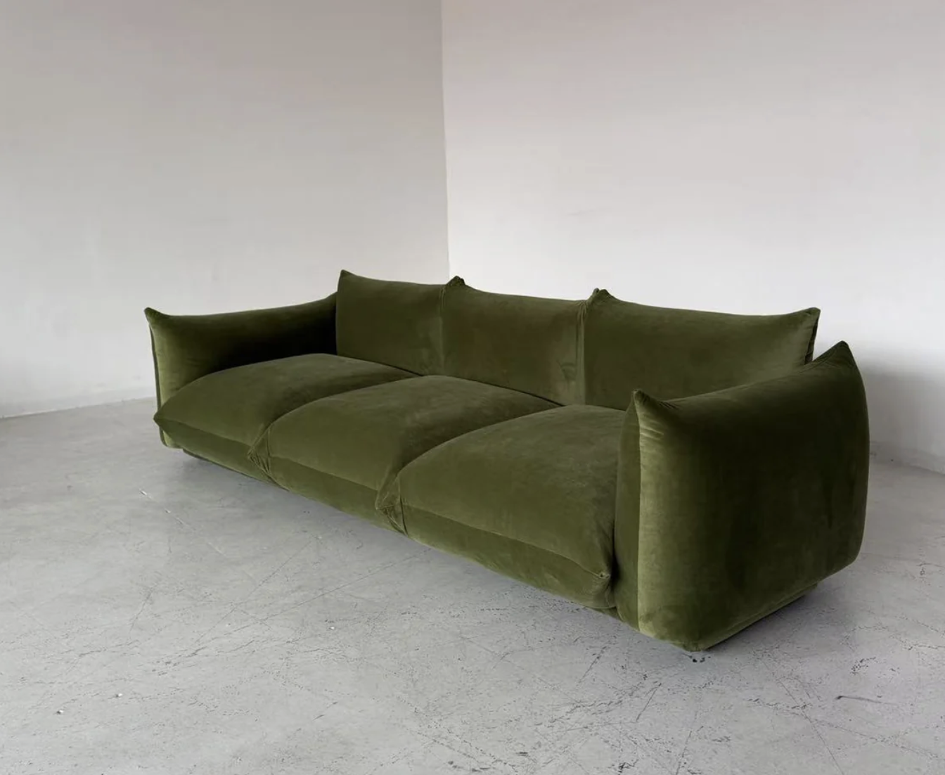 Marenco sofa dupe green velvet