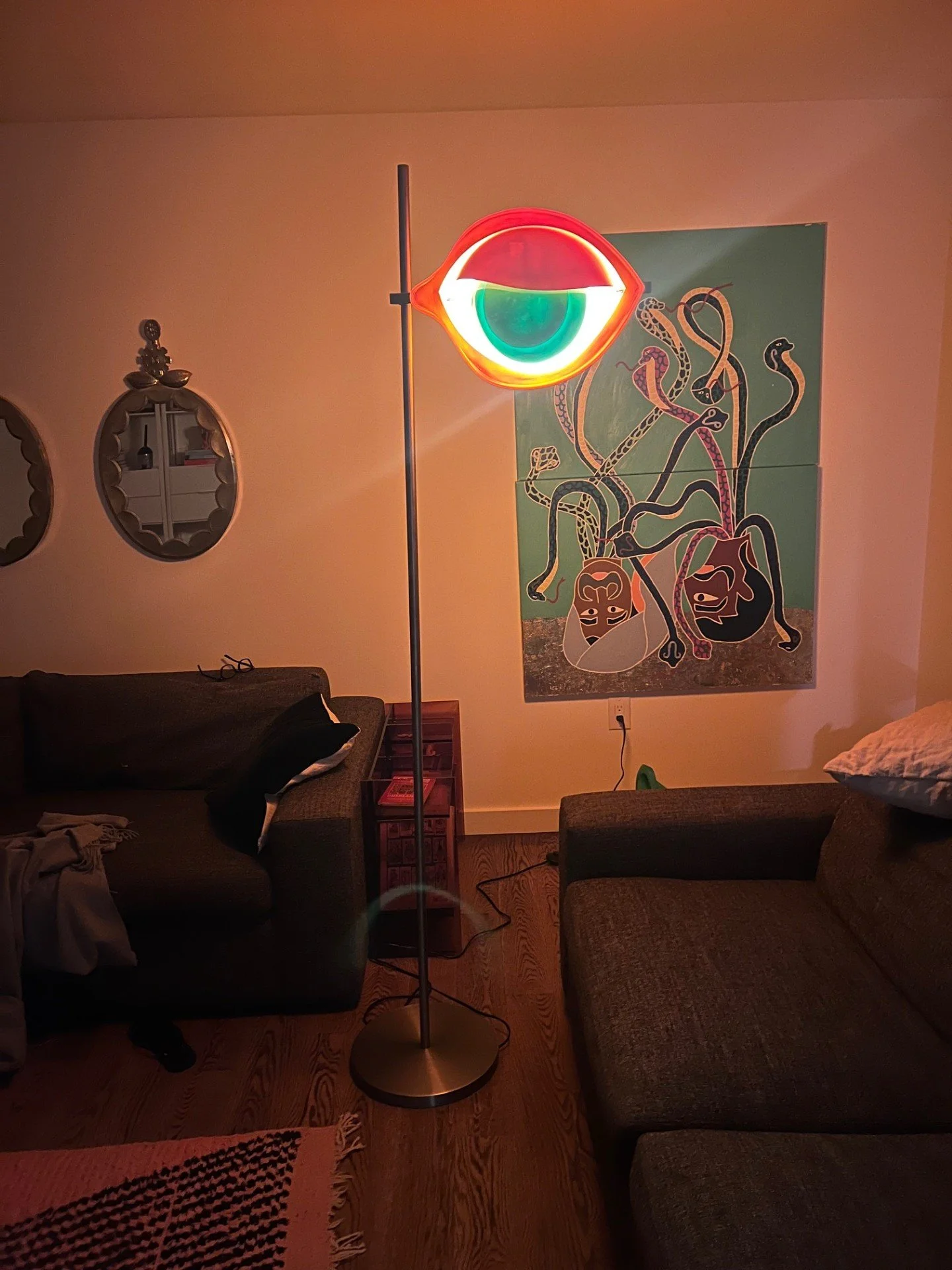 "L'Oeil" Eye Floor Lamp replica dupe